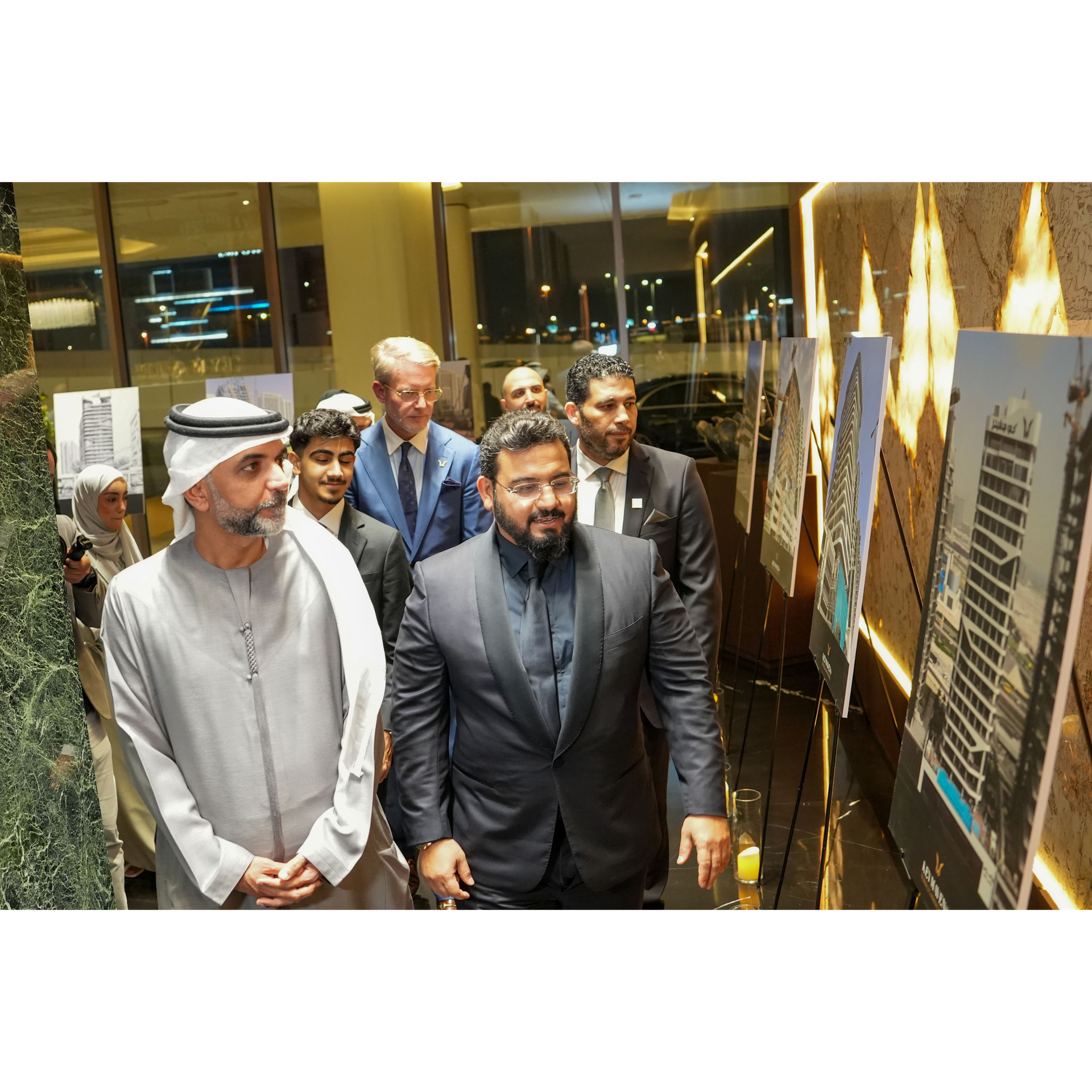 Terraces Marasi Drive Opening Event Eng. Munzir Al-Ali and CEO Jason Kiszonak - KeyMavens group
